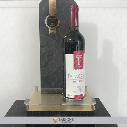 Display de Acrílico para Exposição de Vinho